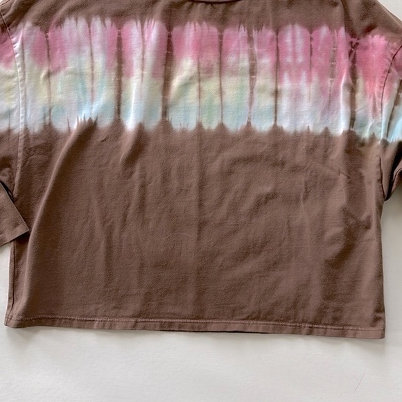Girls Love Daisy Long Sleeve Tie Dye Tee - Picture 4 of 5